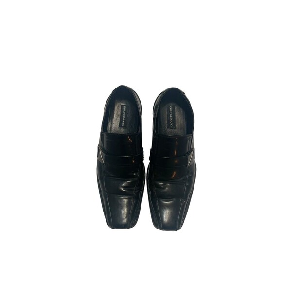 Bruno‎ Marc Men's Giorgio-3 Black Leather Lined Dress Loafers Shoes Size 12 - Picture 8 of 15